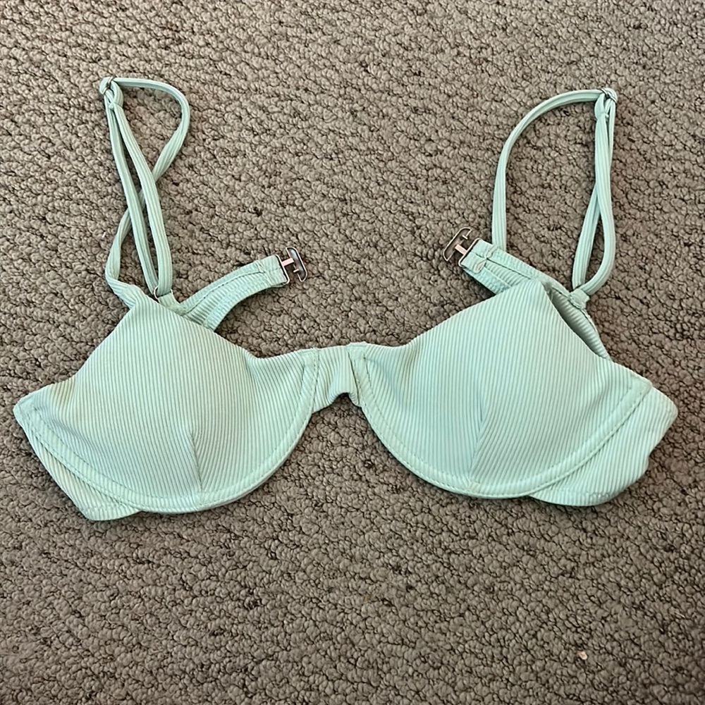 seafoam bikini top